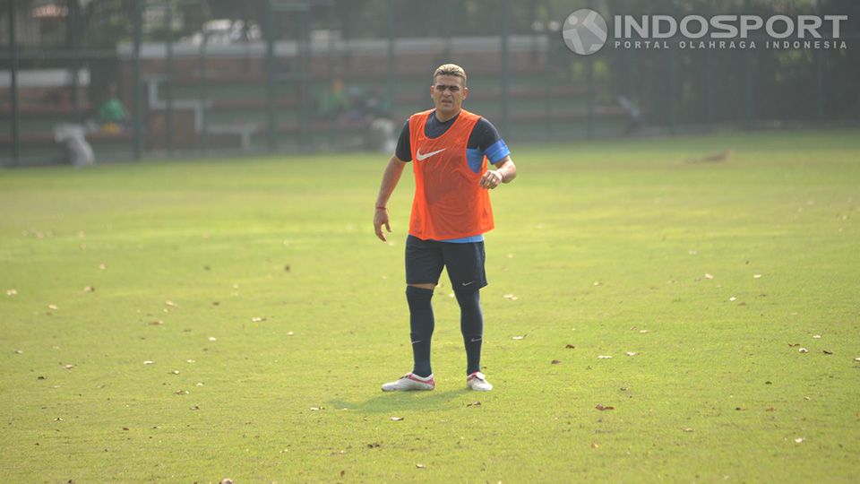 Cristian Gonzales.  Copyright: &copy; Ratno Prasetyo/INDOSPORT